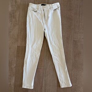 Sanctuary Off-White Ribbed Denim Pants